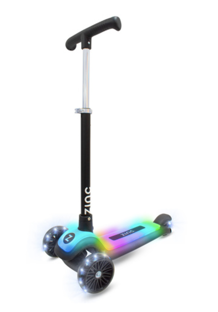 Zinc Rainbow Row 3 Wheeled Scooter